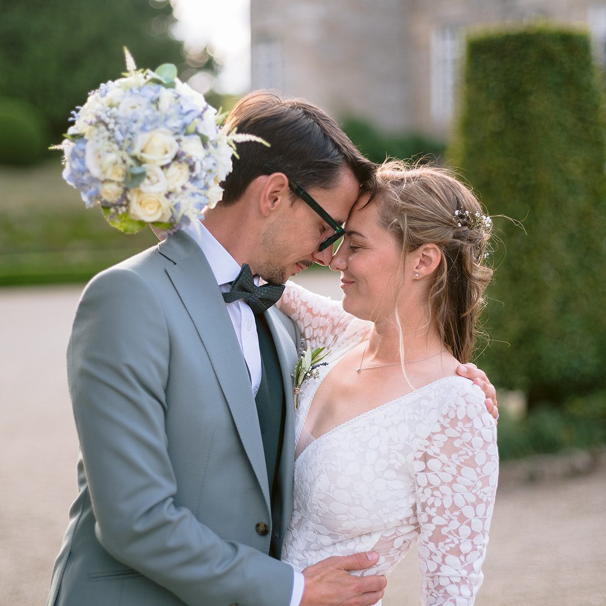 Mariage de rêve au Château de Kergrist — instant magique et romantique